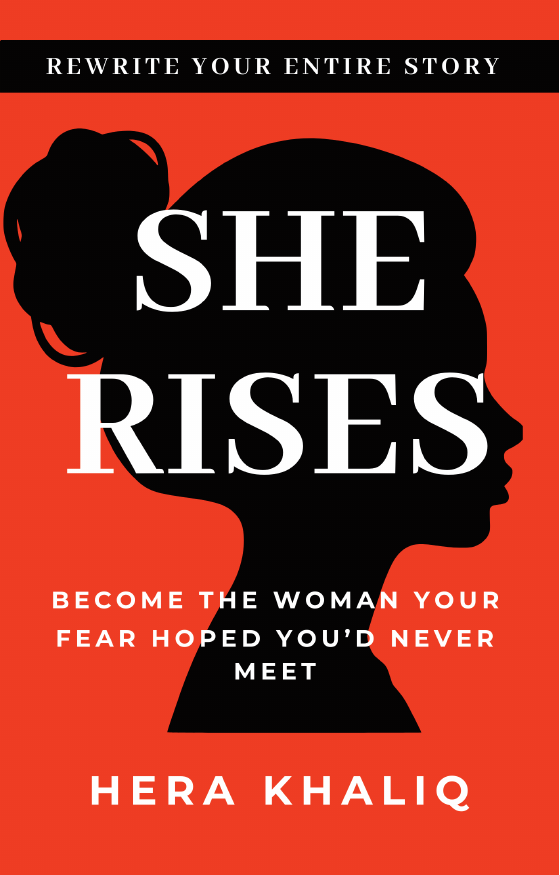 She Rises book cover by Hera Khaliq